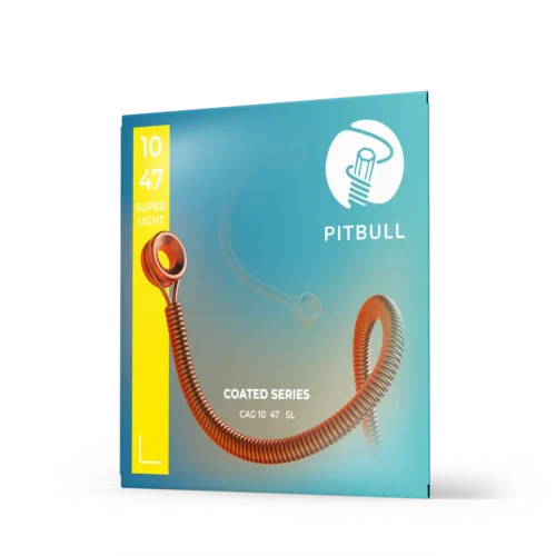 Encordoamento Violão Aço Pitbull Série Coated 10/47 SL  - CAG 10-47 SL