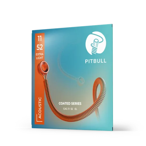 Encordoamento Violão Aço Pitbull Série Coated 11/52 EL  - CAG 11-52 EL
