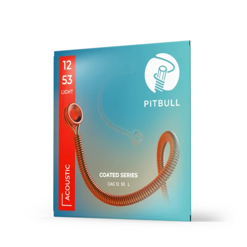 Encordoamento Violão Aço Pitbull Série Coated 12/53 L  - CAG 12-53 L